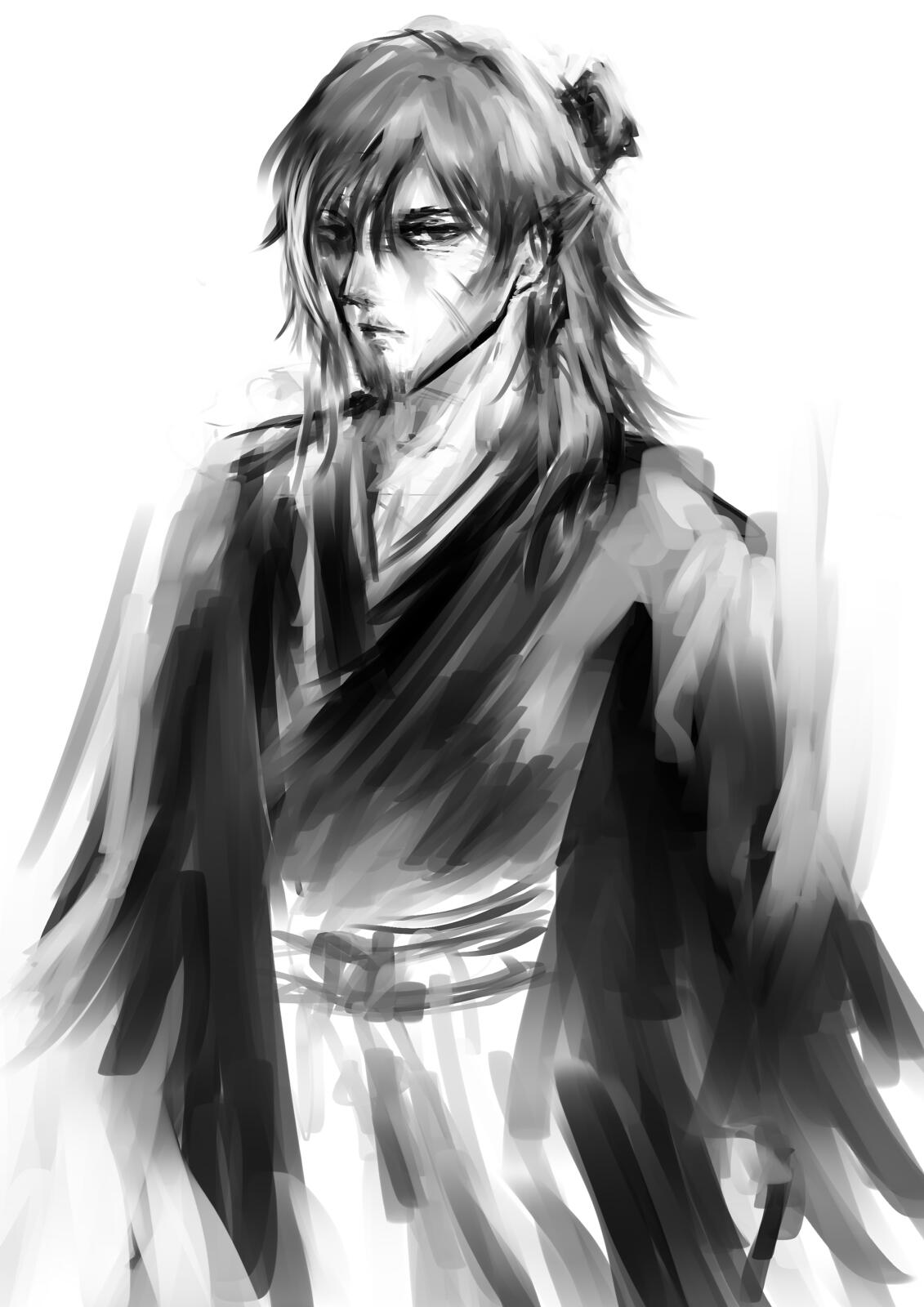 The General in a Montsuki